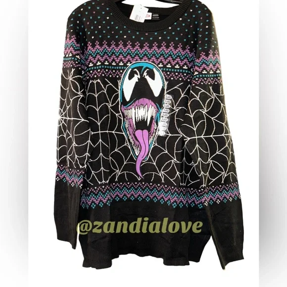 Marvel Sweaters Sale New Adult Marvel Merry Venom Ugly